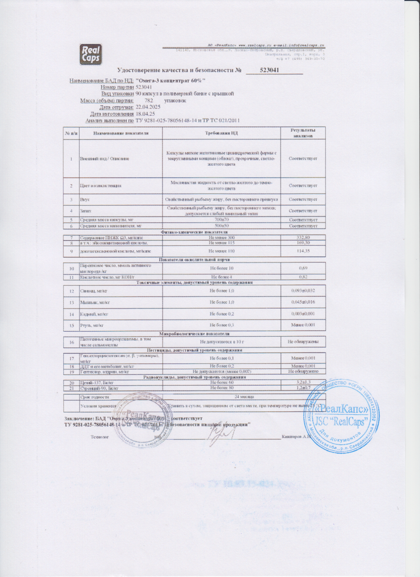 Паспорт №042025
